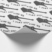 Papier Cadeau Joueur de guitare Kiss Me (Coin)