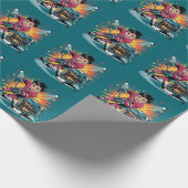 Papier Cadeau Joueur de hockey pop art Anniversaire Bash (Coin)