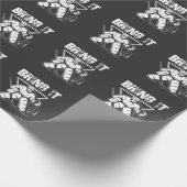 Papier Cadeau Joueur de hockey sur glace (Coin)