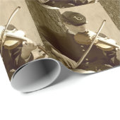 Papier Cadeau Joueur de la guerre civile (Coin rond)