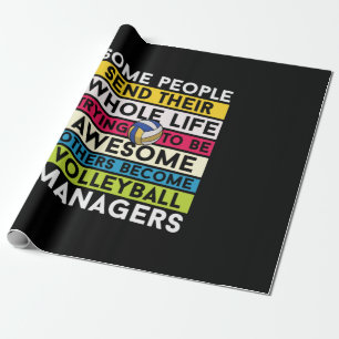 Papier Cadeau Joueur de volley-ball Gestionnaires de volley-ba
