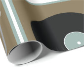 Papier Cadeau Joueur d'enregistrements (Coin rond)