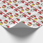 Papier Cadeau Joueur d'équipe balle sport | Noël (Coin)