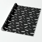 Papier Cadeau Joueur d'harmonica (Déroulé)