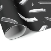 Papier Cadeau Joueur d'harmonica (Coin rond)