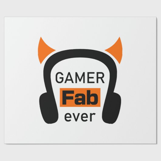 Papier Cadeau joueur fab-ever (Plat)