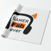 Papier Cadeau joueur fab-ever (Déroulé)