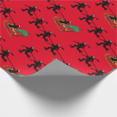 Papier Cadeau Joueurs de hockey et papier d'enveloppement de ser (Coin)