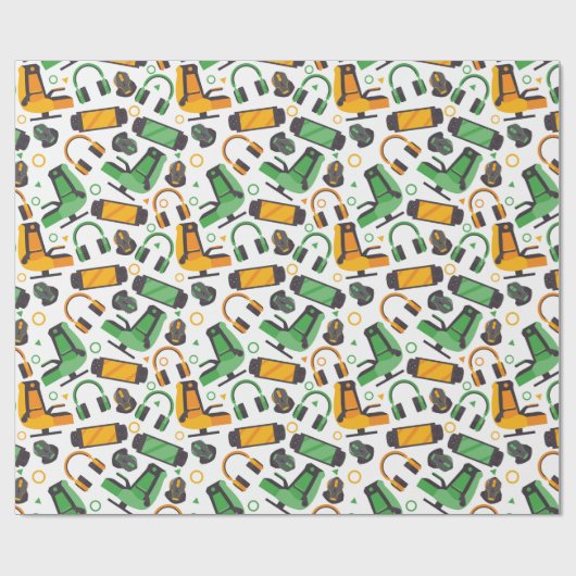 Papier Cadeau Joueurs en jeu (Plat)