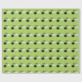 Papier Cadeau Joueuse St. Patrick’s Day Pot of Gold & Rainbow (Plat)