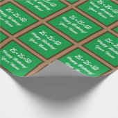 Papier Cadeau Jour d'anniversaire du professeur de mathématiques (Coin)