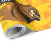 Papier Cadeau Jour de commerçants cadeau - Bull et marché de l'o (Coin rond)