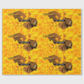 Papier Cadeau Jour de commerçants cadeau - Bull et marché de l'o (Plat)