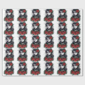 Papier Cadeau Jour de fille morte (Plat)