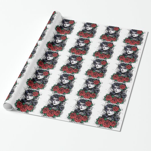 Papier Cadeau Jour de fille morte (Déroulé)