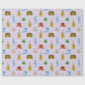 Papier Cadeau jour de la Saint-Patrick (Plat)