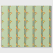 Papier Cadeau Jour de l'Action de grâce. Elégante aquarelle. Pap (Plat)