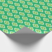 Papier Cadeau Jour de l'oignon vert du milieu du siècle (Coin)