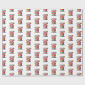 Papier Cadeau Jour de naissance (Plat)