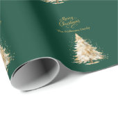 Papier Cadeau Jour de Noël (Coin rond)