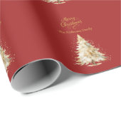 Papier Cadeau Jour de Noël (Coin rond)