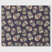 Papier Cadeau Jour des morts (Plat)