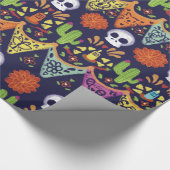 Papier Cadeau Jour Des Morts  (Coin)
