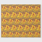 Papier Cadeau Jour des morts (Plat)