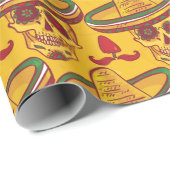 Papier Cadeau Jour des morts (Coin rond)