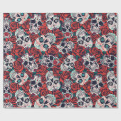 Papier Cadeau Jour des morts (Plat)