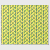 Papier Cadeau Jour des morts heureux Cactus Patterned (Plat)