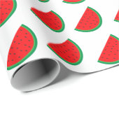 Papier Cadeau Jour du melon d'eau (Coin rond)