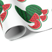 Papier Cadeau Jour du melon d'eau  (Coin rond)