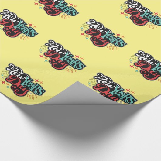 Papier Cadeau Jour du Nouvel An (Coin)