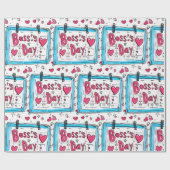 Papier Cadeau Jour du patron (Plat)