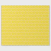 Papier Cadeau Jour ensoleillé Été Jaune Soleil Soleil Imprimer (Plat)