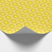 Papier Cadeau Jour ensoleillé Été Jaune Soleil Soleil Imprimer (Coin)