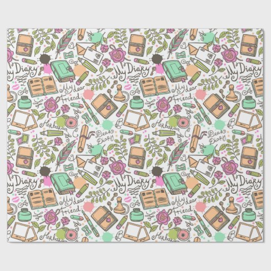 Papier Cadeau Journal (Plat)