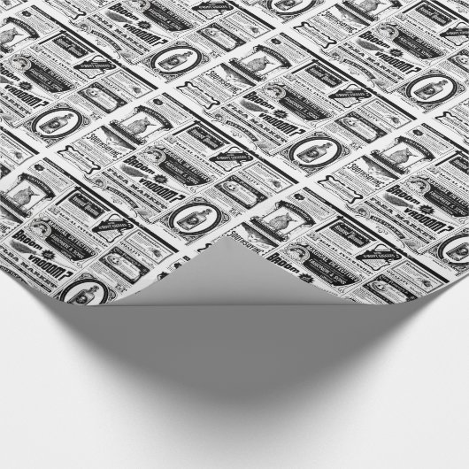 Papier Cadeau journal déplaisant (Coin)