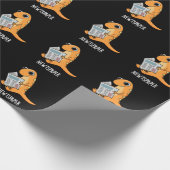 Papier Cadeau Journal Funny Newt Pun Dark BG (Coin)