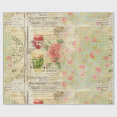 Papier Cadeau Journal papier vintage (Plat)