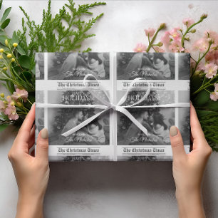 Papier Cadeau Journal Quelle Année Vacances Photo Noël
