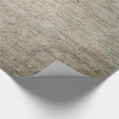 Papier Cadeau Journal vintage peint (Coin)