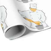 Papier Cadeau Journée des cuisiniers (Coin rond)