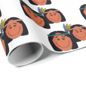 Papier Cadeau Journée des peuples autochtones (Coin rond)