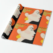 Papier Cadeau Journée internationale de la femme. (Déroulé)