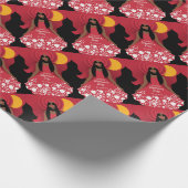 Papier Cadeau journée internationale des femmes de boho (Coin)