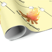 Papier Cadeau Journée nationale Marshmallow (Coin rond)