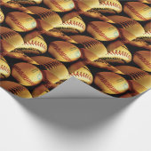 Papier Cadeau Jours de base-ball (Coin)