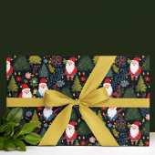 Papier Cadeau Jours fériés de Noël Gnome